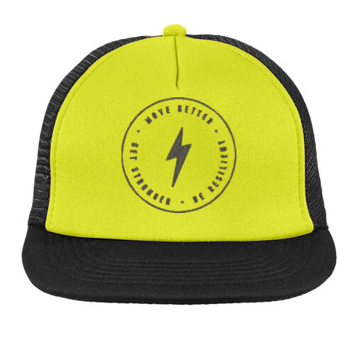 Flat Bill Snapback Trucker Cap Thumbnail